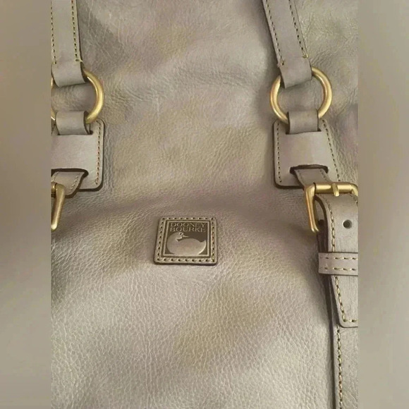 Dooney and Bourne Grey Florentine Large Satchel - Picture 10 of 13